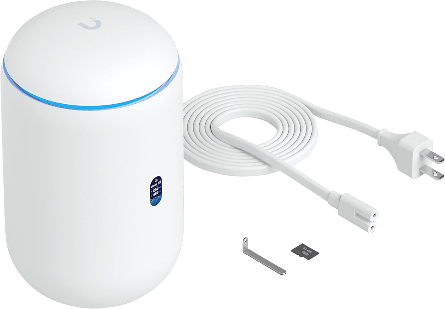 Ubiquiti Dream 7 router wireless 2.5 Gigabit Ethernet Tri-band [2,4 GHz/5 GHz/6 GHz] Bianco (Ubiquiti UniFi Dream Router UDR7 [5 GbE RJ45 Ports, WiFi 7] 802.11be, 4x4 MU-MIMO Technology)