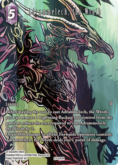 Adrammelech, the Wroth (Full Art) - 25-083H