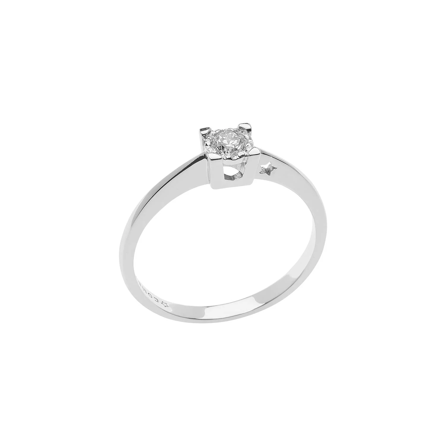 Anello solitario Comete Gioielli brillante ct 0,15 - ANB 2603