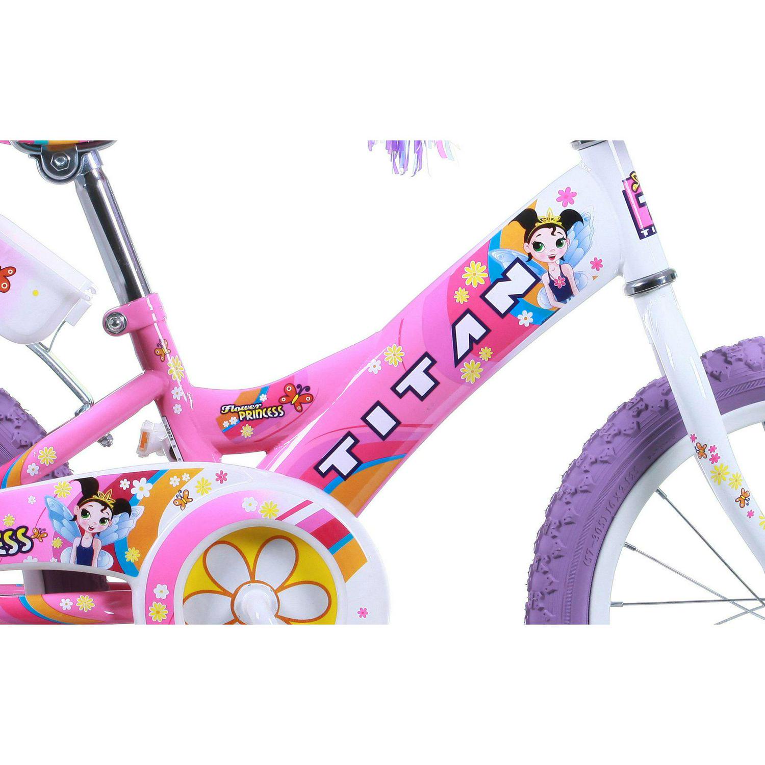 2025 Titan 16 Inch Flower Princess Meisjes BMX-Fiets