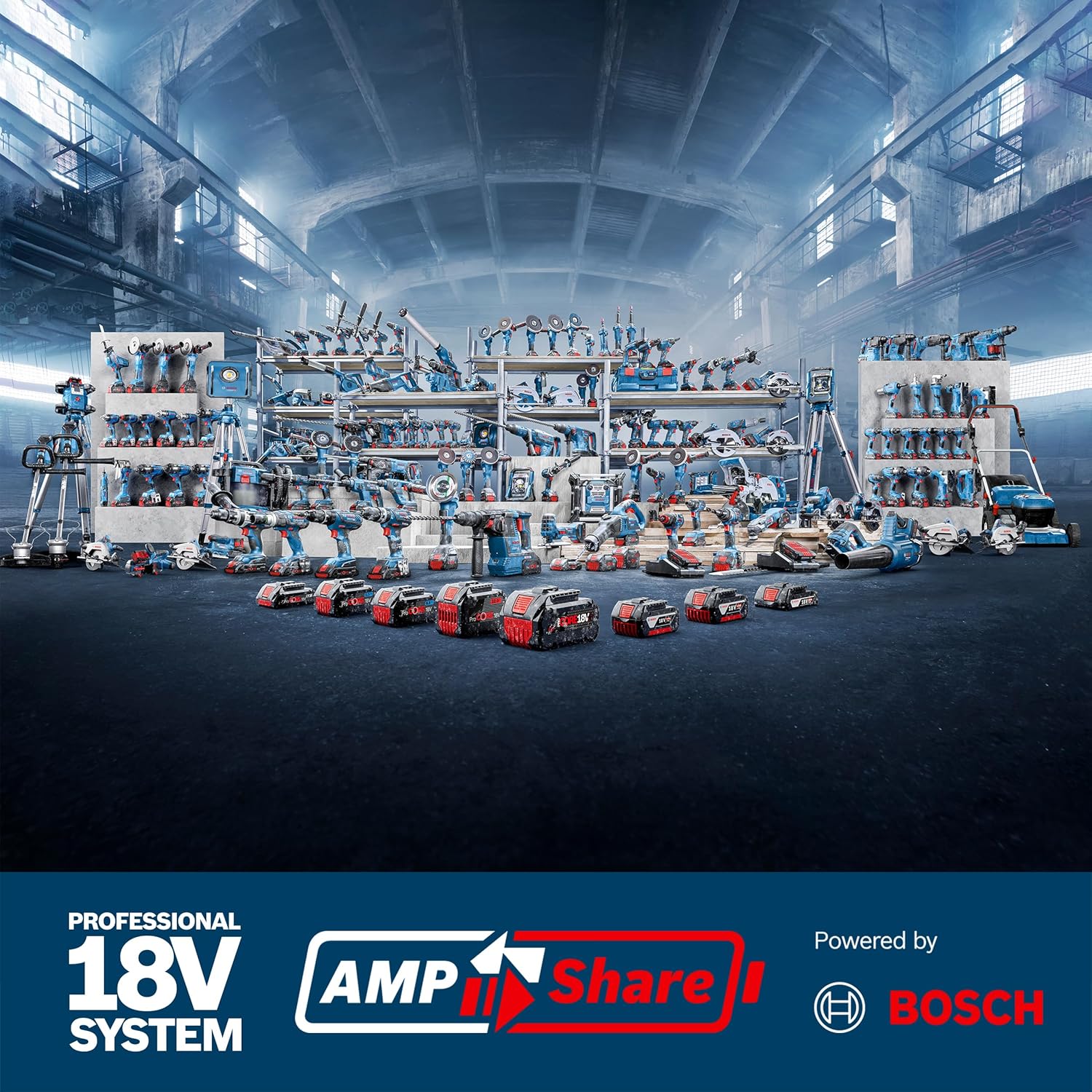 Bosch Professional 18V System Akku-Combo Kit: GSB 18V-45 + GBH 18V-22 + GWS 18V-8 (inkl. 3x GBA 4.0Ah, GAL 18V-40, Werkzeugtasche) – Amazon Exclusive
