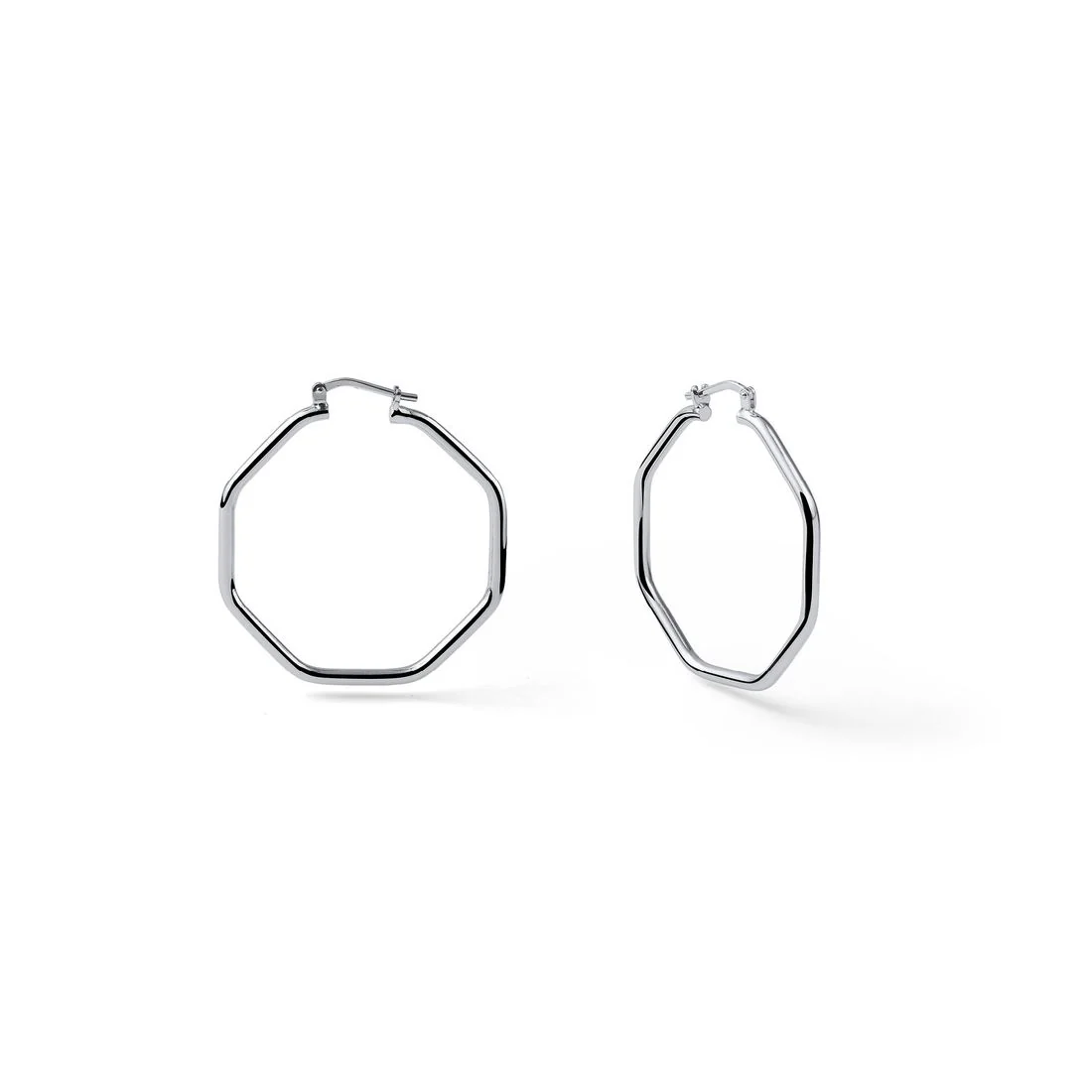 Orecchini Unoaerre semicerchio a cerchio ottagonale 2753