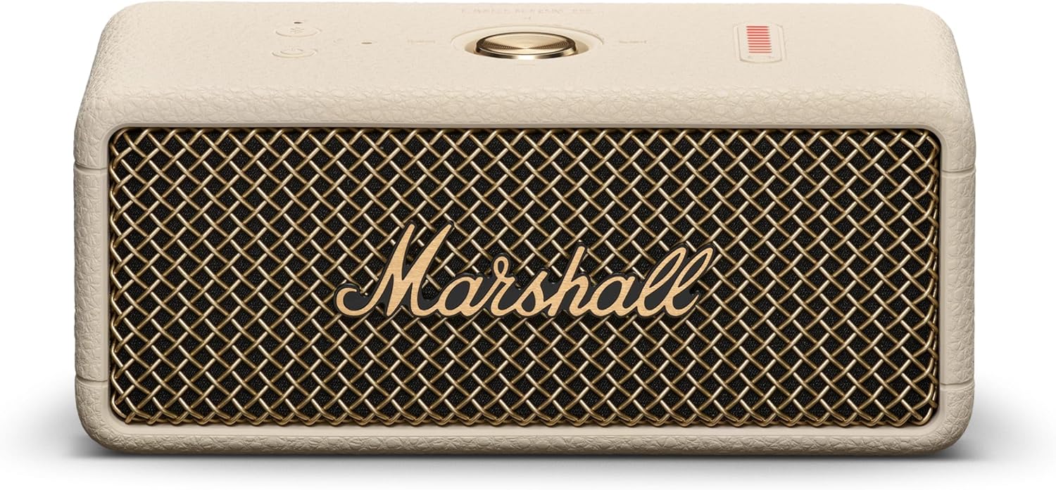 Marshall Emberton II Bluetooth Altoparlante Portatile, Senza fili Casse, Suono a 360 gradi, Impermeabilità IPX7, 20 ore riproduzione Nero