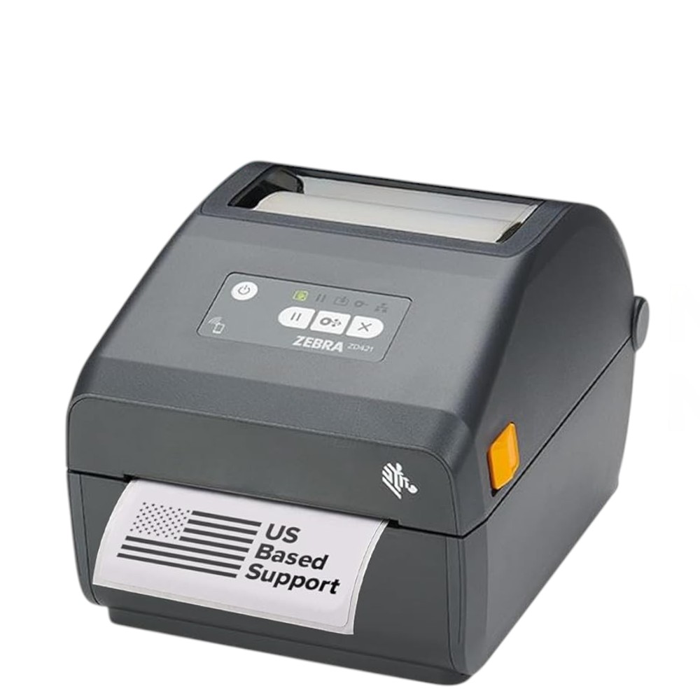 Zebra ZD421 USB Thermal Label Printer, 203 dpi, 4