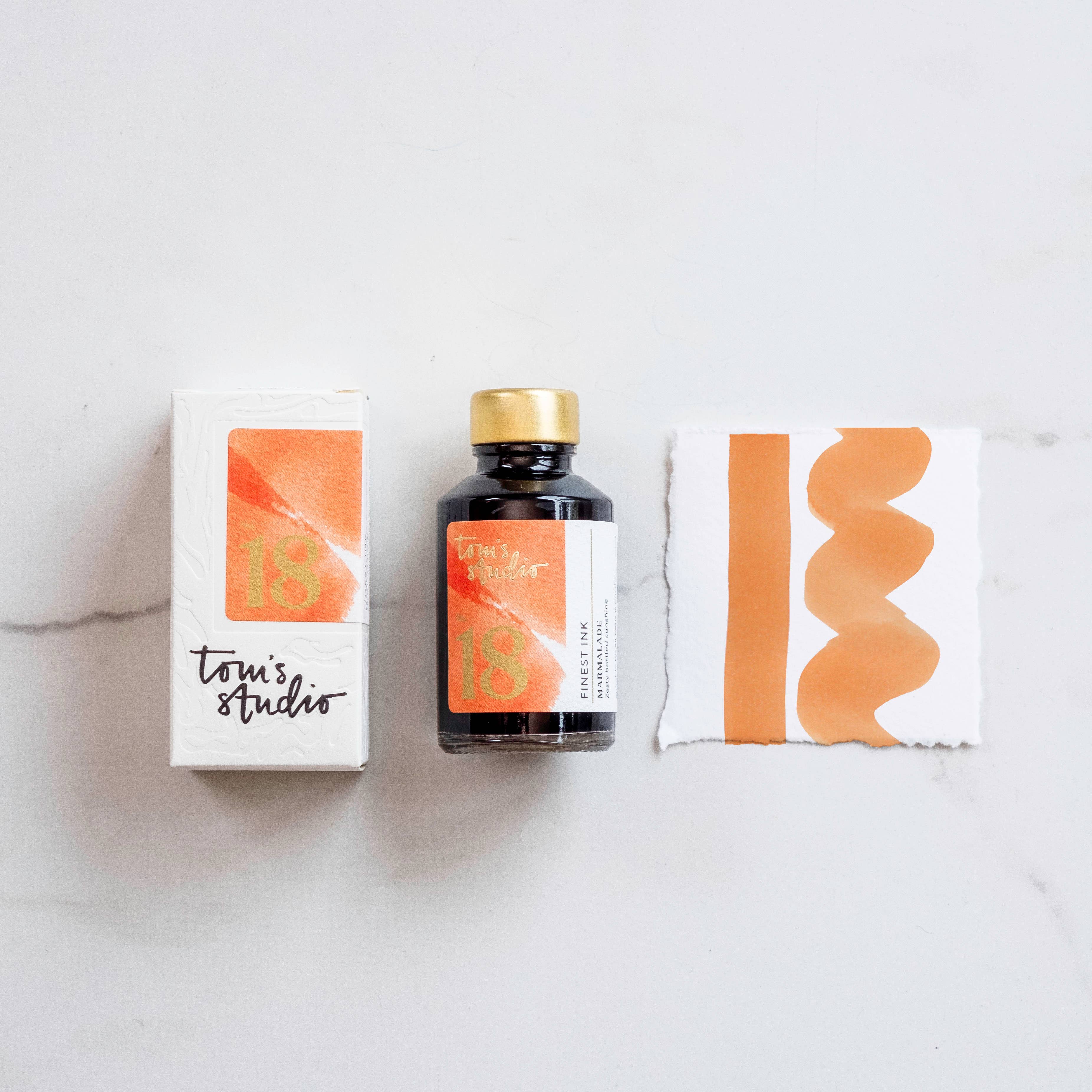 Tom's Studio - Fountain Pen Ink - Marmalade