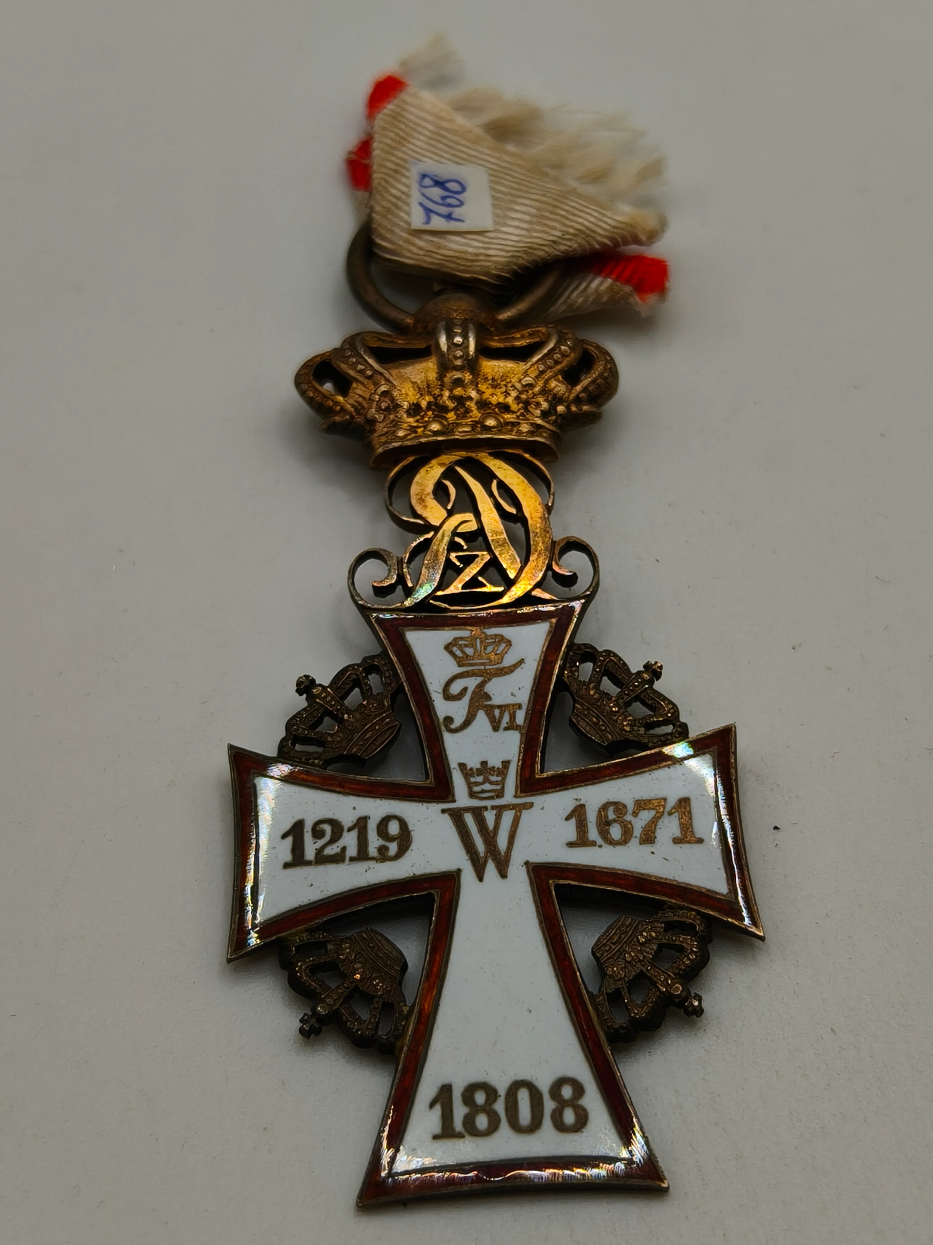 Medalla orden de Dannebrog Dinamarca