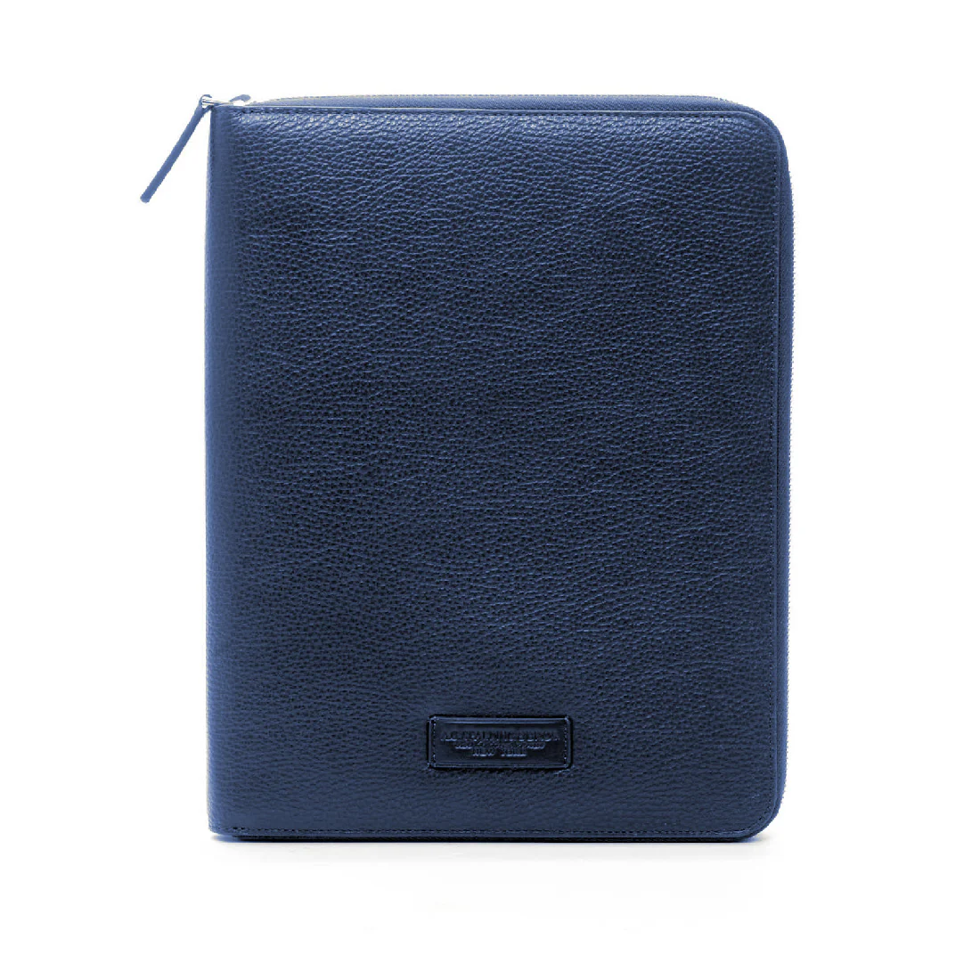 Portablocco Spalding & Bros Vermont A4 in pelle blu 246510P703