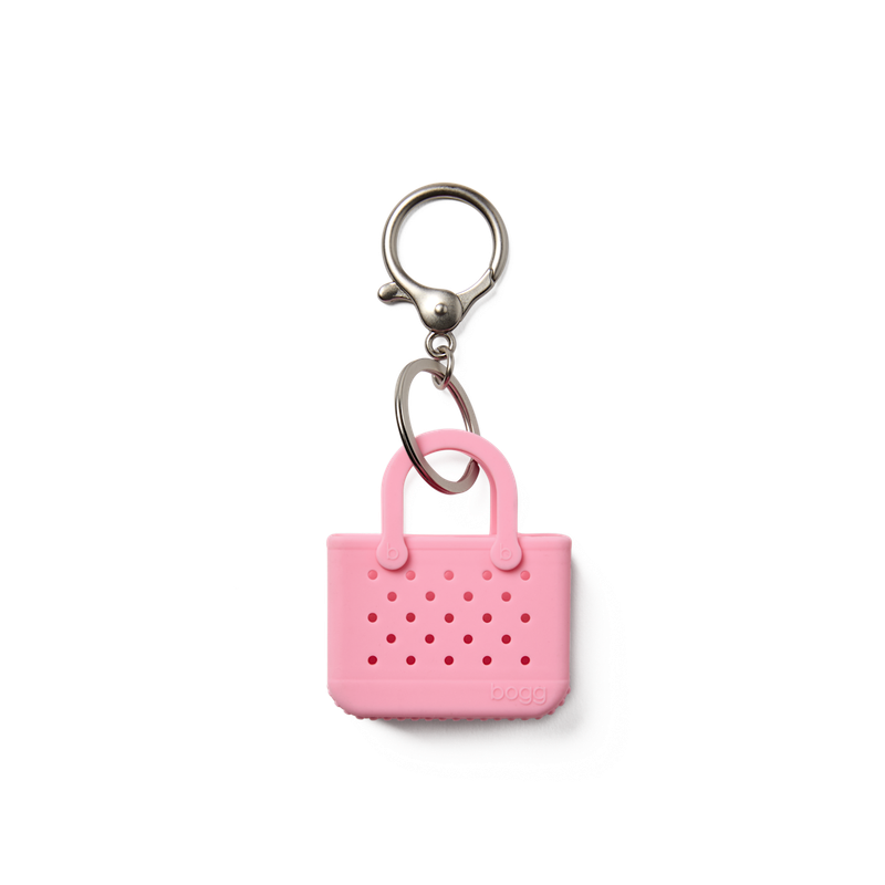 Tiny Tote Keychain – Blowing Pink Bubbles