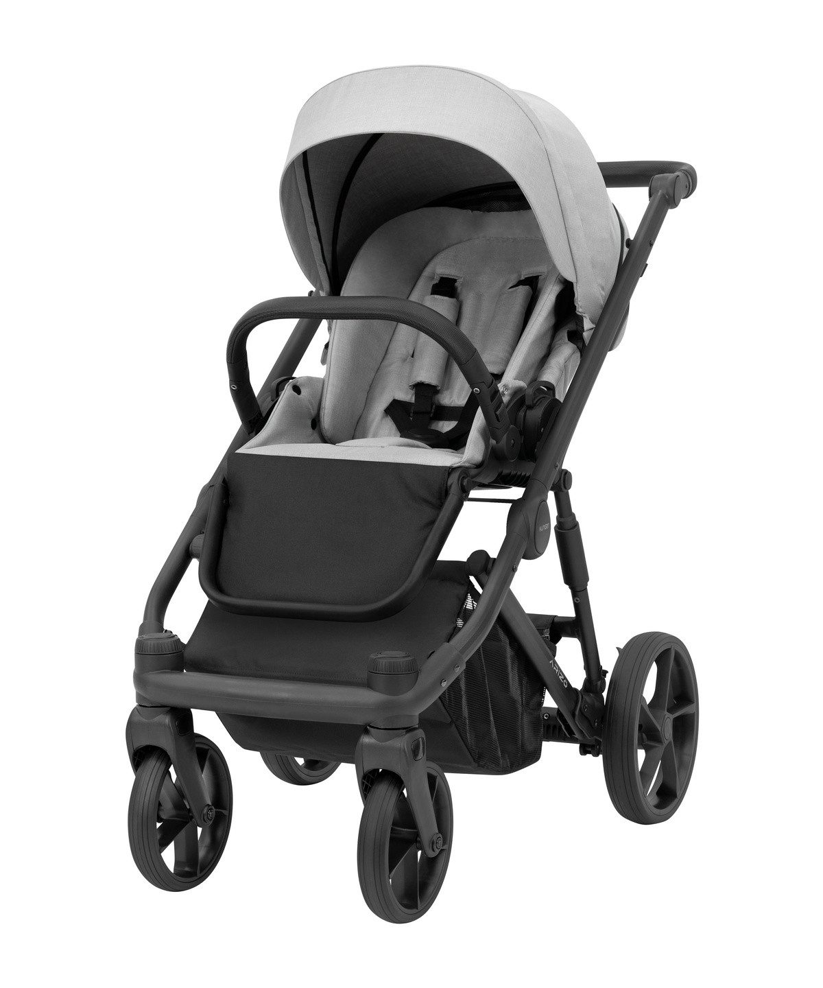 Kombi-Kinderwagen Arizo 2 in1 Kinderwagen mit schwarzem Gestell – Leicht, stilvoll
