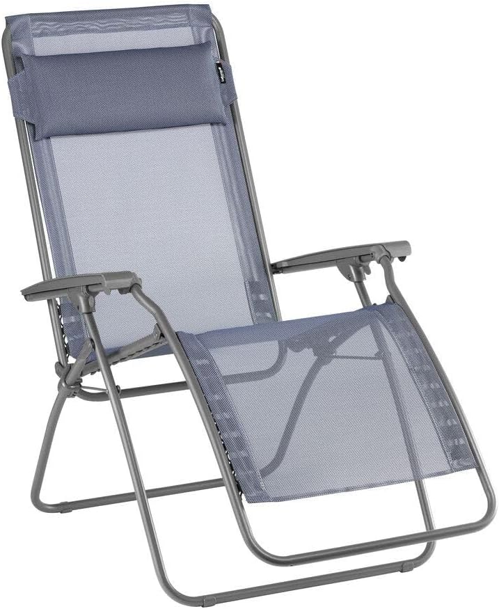 Lafuma MOBILIER, Klappbarer Liegestuhl für Terrasse und Garten, Relaxsessel Zero Gravity R Clip, Strapazierfähiges Batyline-Gewebe, Komfortabel