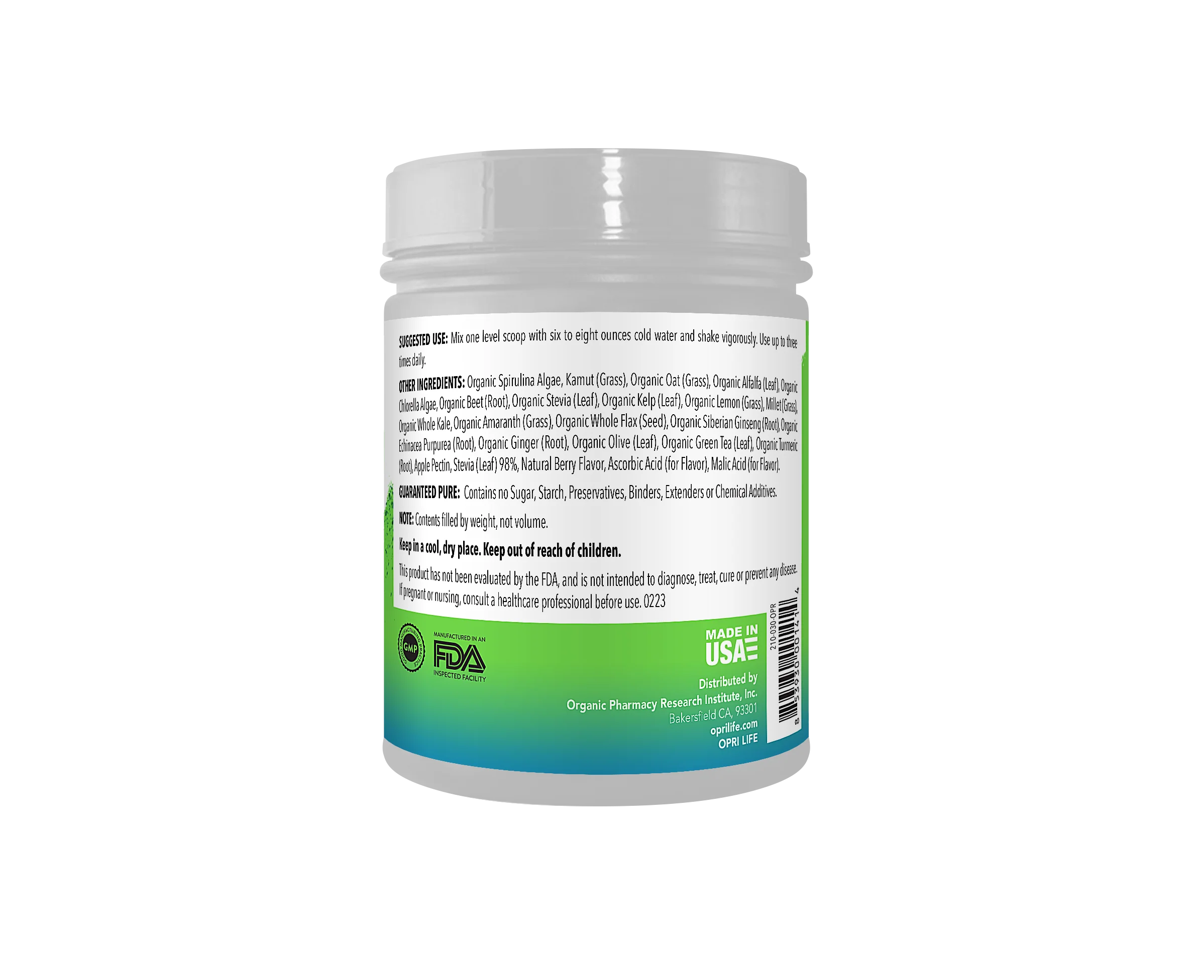 OPRI LIFE Daily Greens Superfoods
