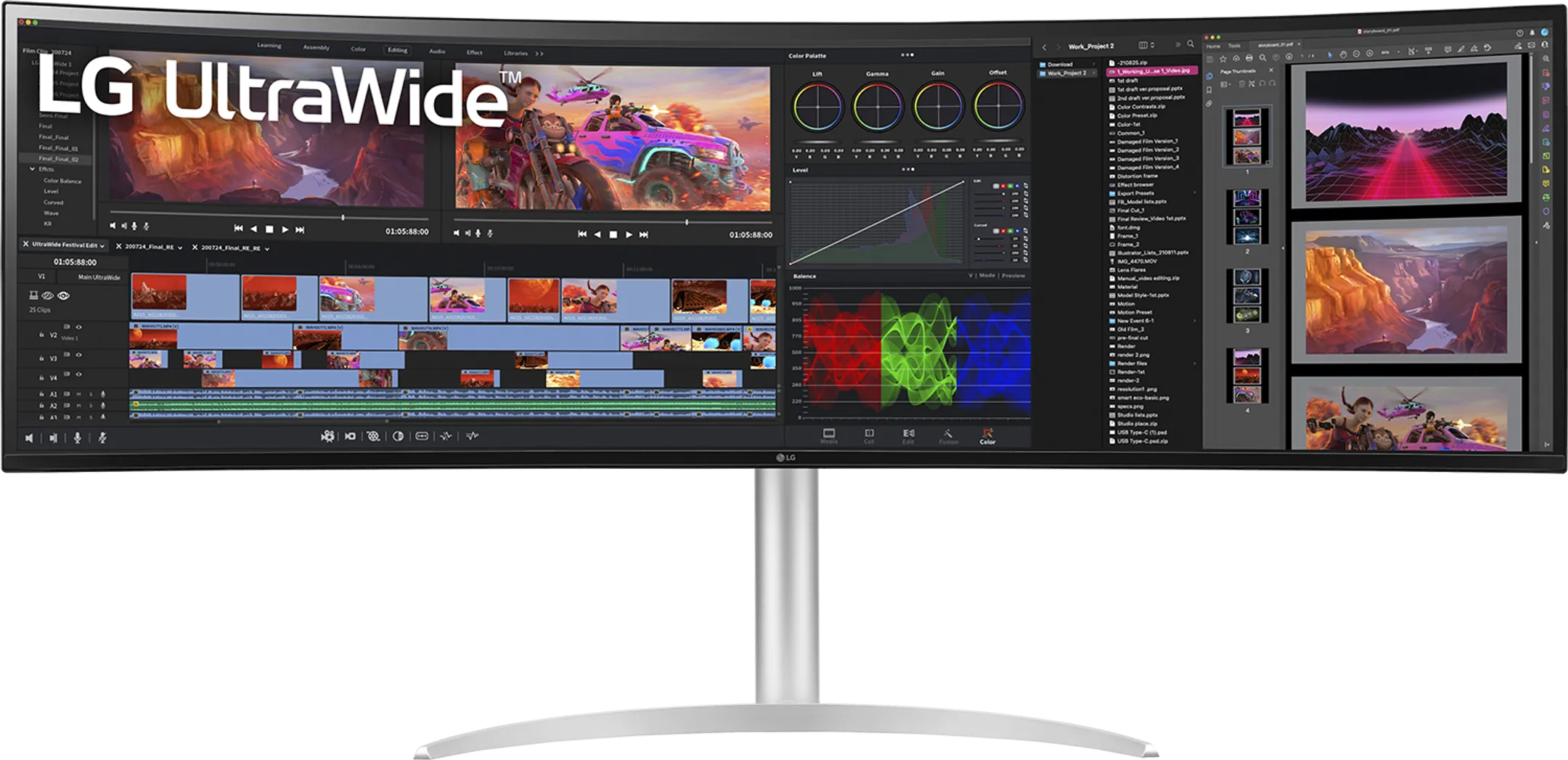 LG UltraWide 49WQ95C-W.AEU