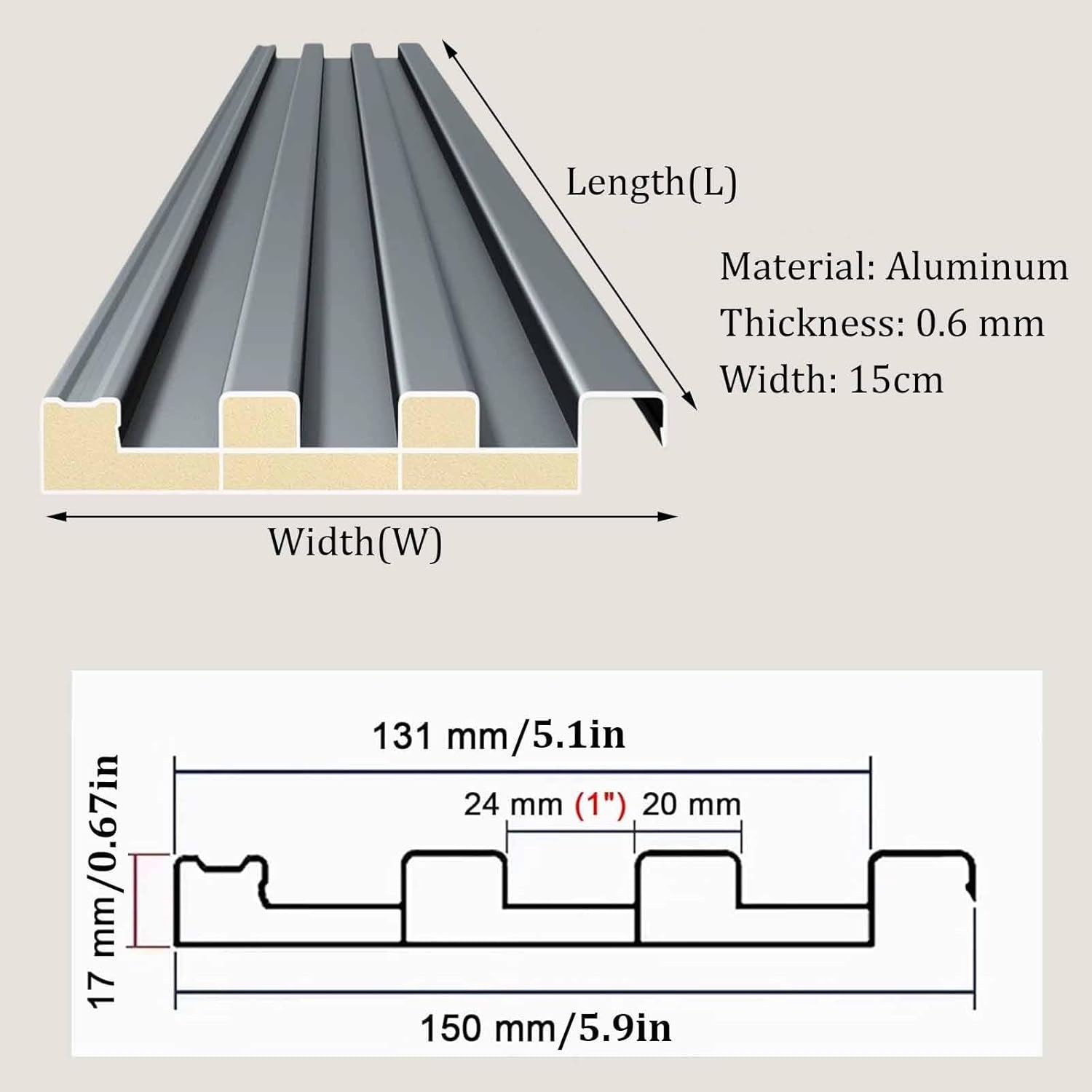 Strapazierfähige, isolierte Deckenpaneele, wasserdichte Wellblechplatten für den Außenbereich, ideal für Lagerung, Stall, Terrassen, Garagen und Schuppen