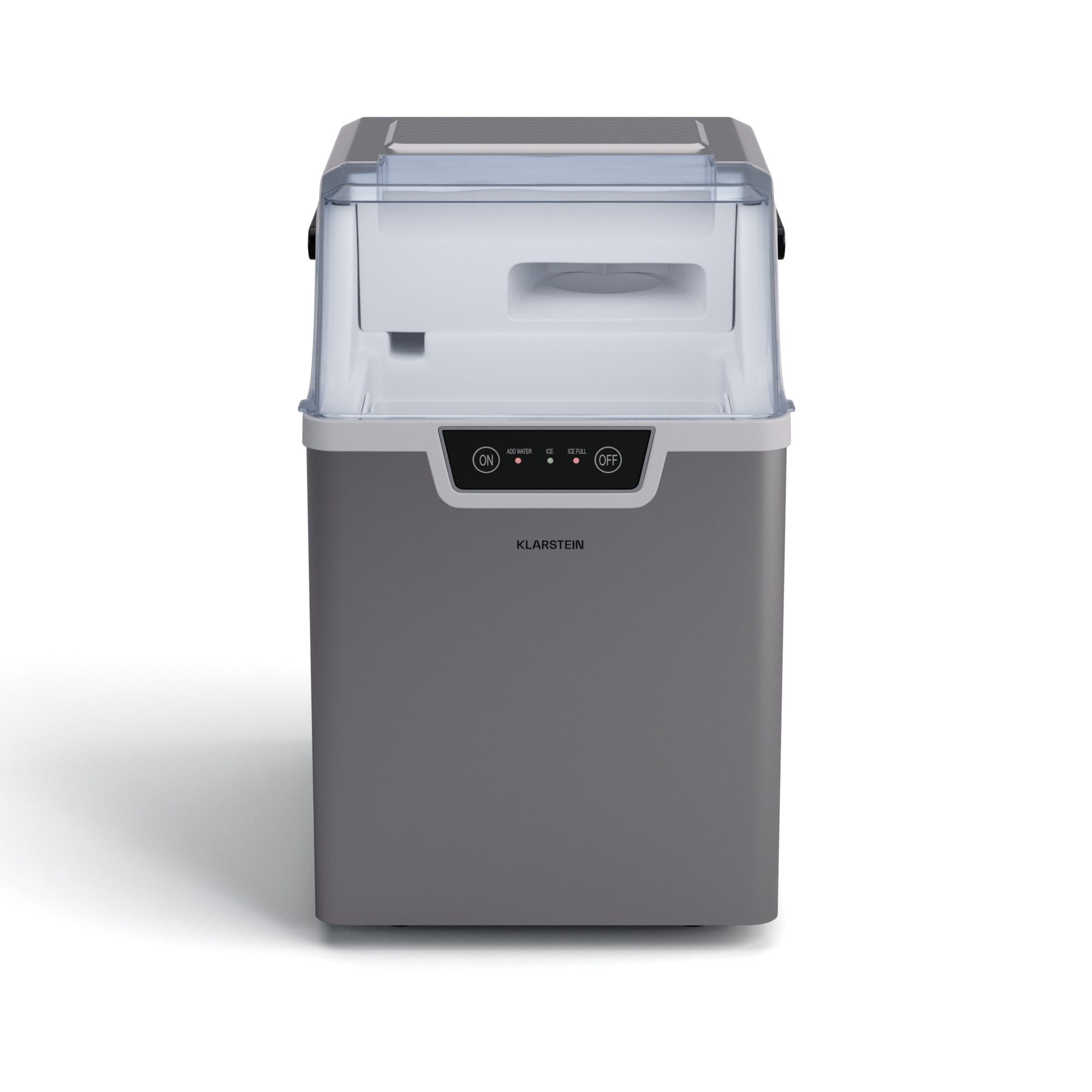 Eiswürfelmaschine Wallberg nugget ice maker 12 kg silver