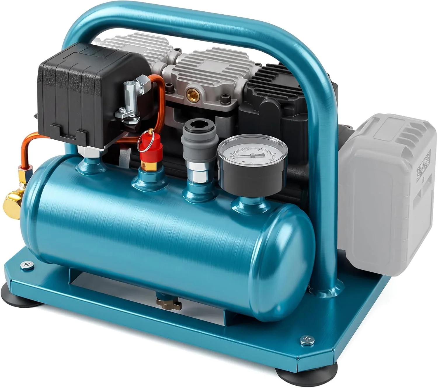 Akku Kompressor Druckluftkompressor kompatibel mit Makita 18V Akku