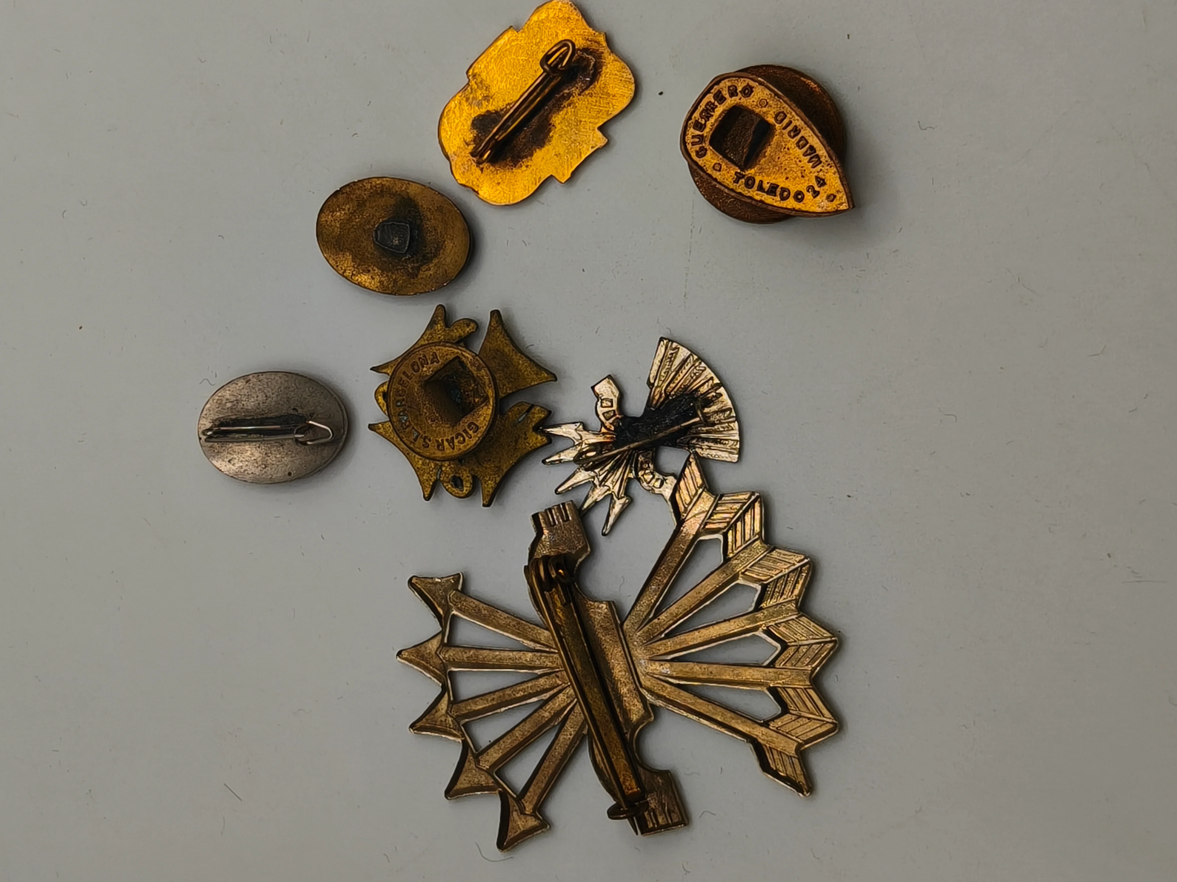 Lot Phalanx Badges. Spanish civil war.
