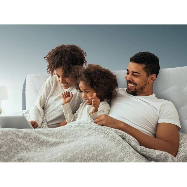 Intex Queen Size Pillow Top Air Mattress with Electric Pump & Headboard &ndash; Double High, 600 lbs Capacity