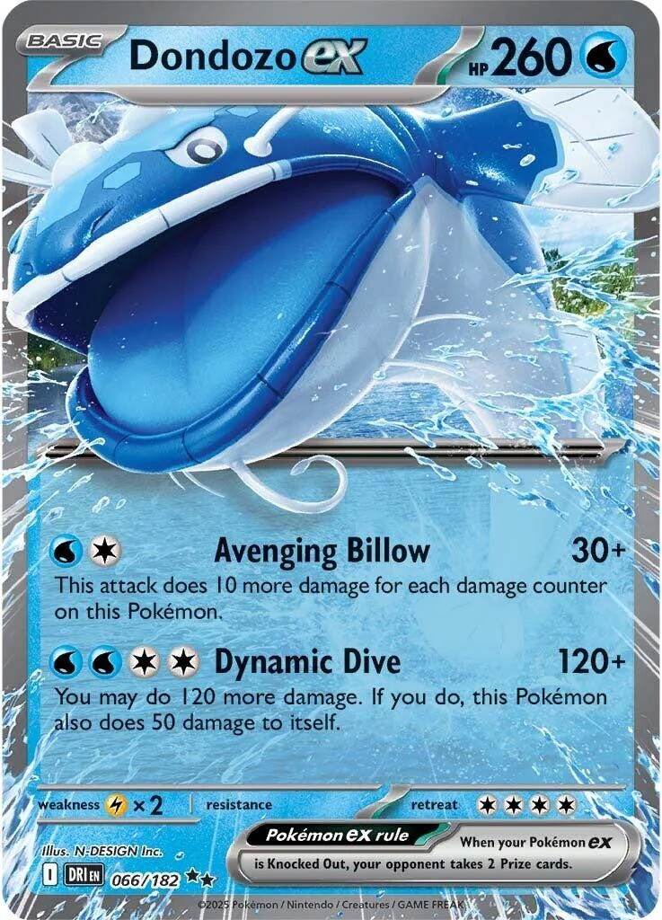 Dondozo ex (066/182) (DRI)