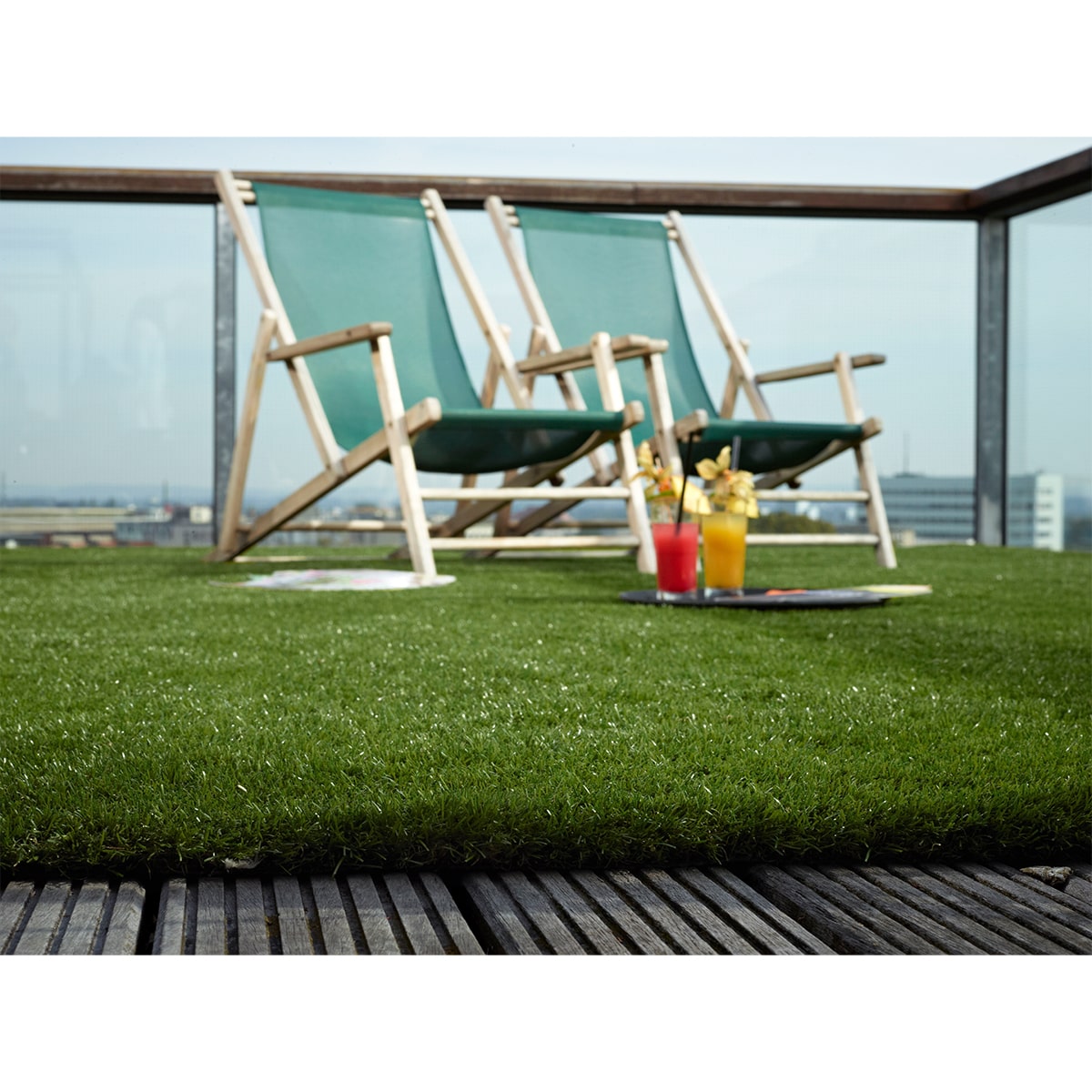 Outsunny Kunstrasen Premium Grün 200 x 100 x 2,5 cm