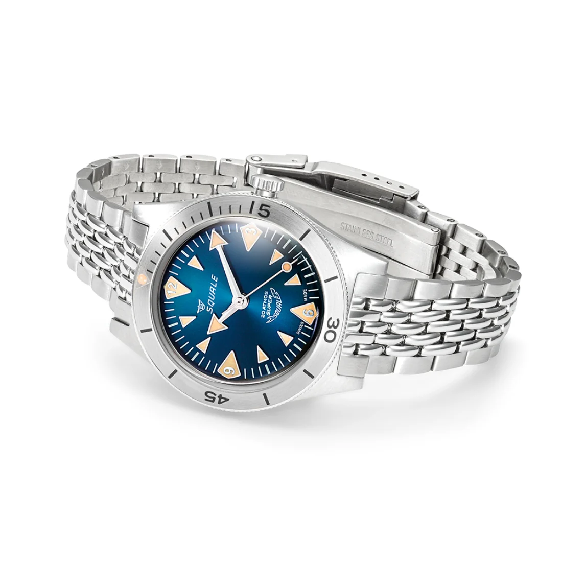 Orologio Super Squale quadrante blu diver 200mt SUPERSSABL.AC