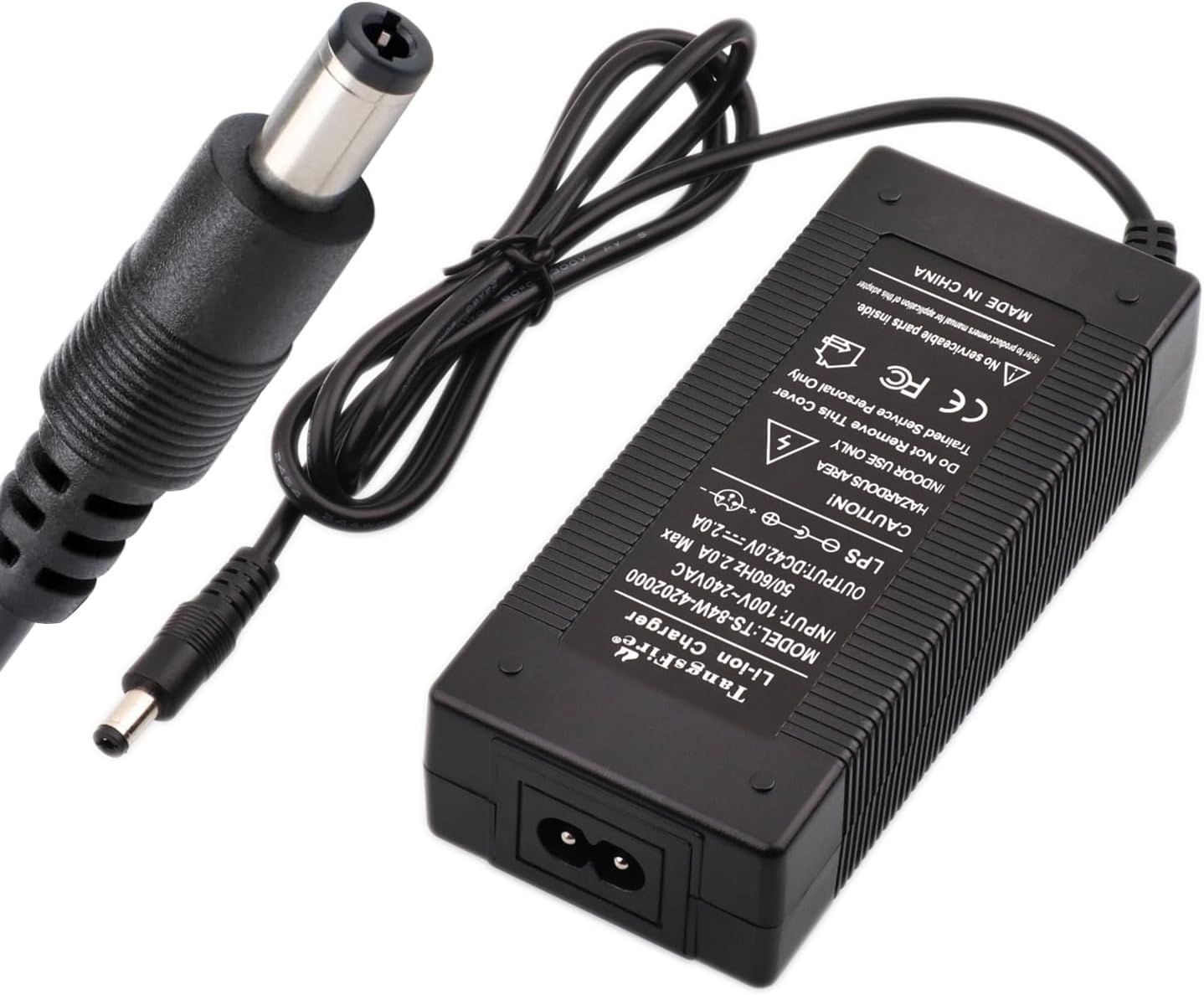 Caricabatterie Bici Elettrica 42V Caricabatterie 42 Volt per Monopattino Elettrico per 36V bici Caricabatterie Batteria