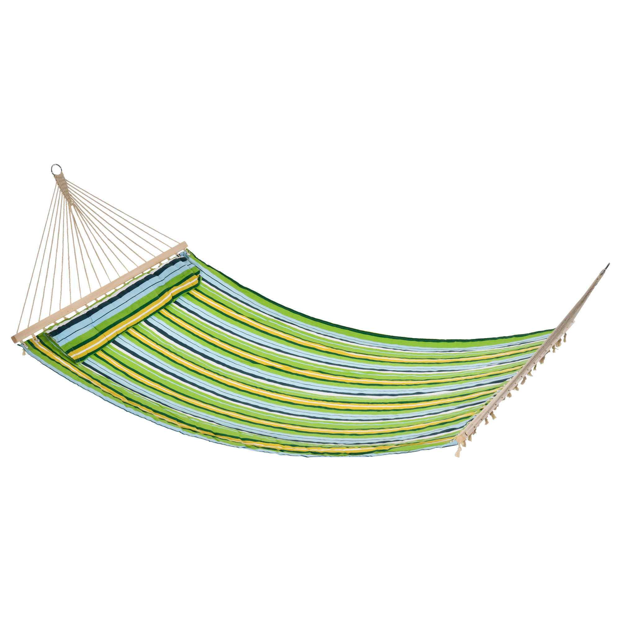 Outsunny Gartenliege für 1-2 Personen Max 180kg für Innen und Außen mit Abnehmbarem Kissen 400x140cm