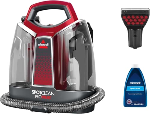 BISSELL SpotClean ProHeat, Lavatappeti, Pulitore Macchie con Tecnologia HeatWave, Lava Tappezzeria per Tappeti, Auto, Pulisci Divani, Moquette, Materassi e Altro, Potente Motore da 330W, 36988 : Amazon.it: Casa e cucina