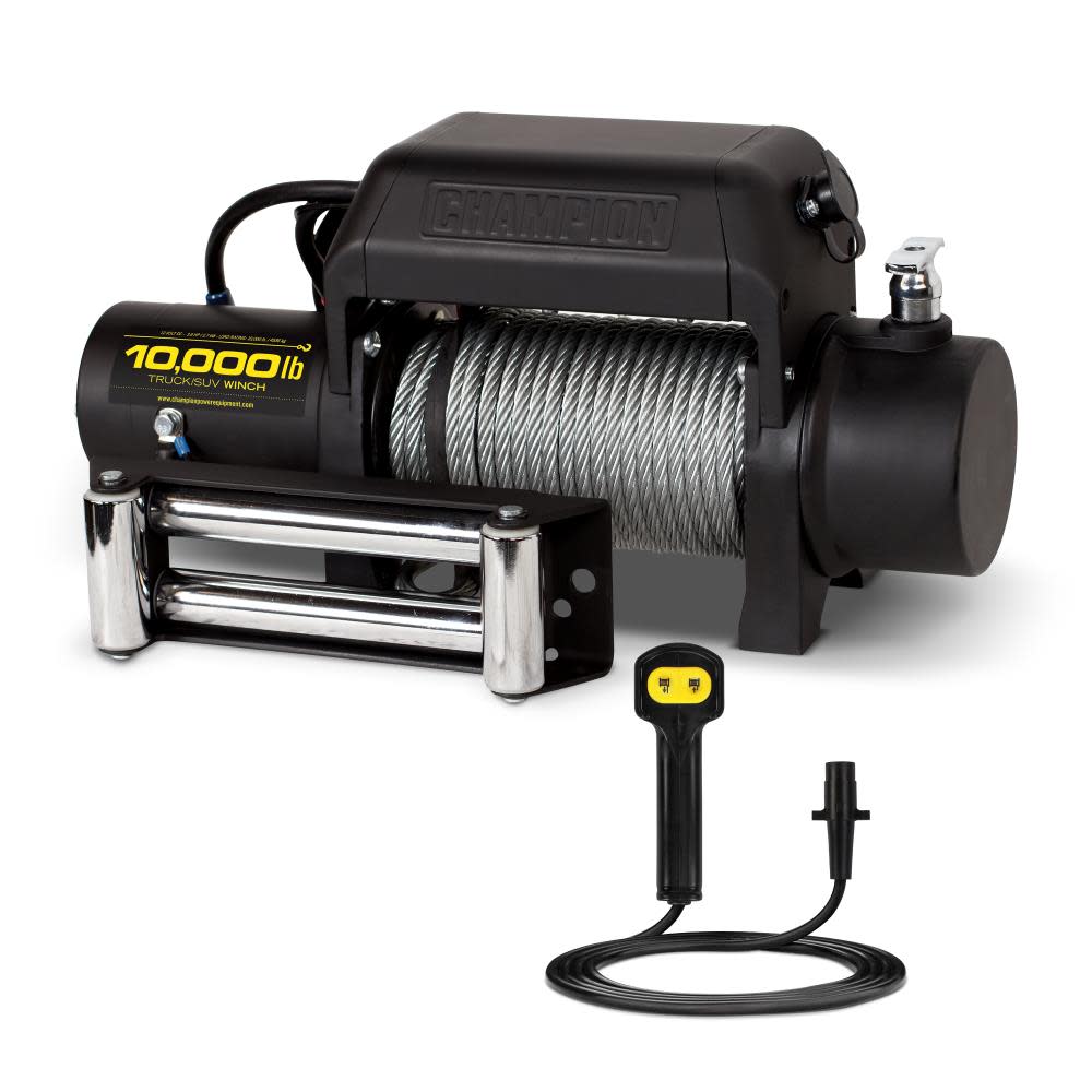 Champion 10,000 lb. Truck/SUV Winch Kit with Remote Control
