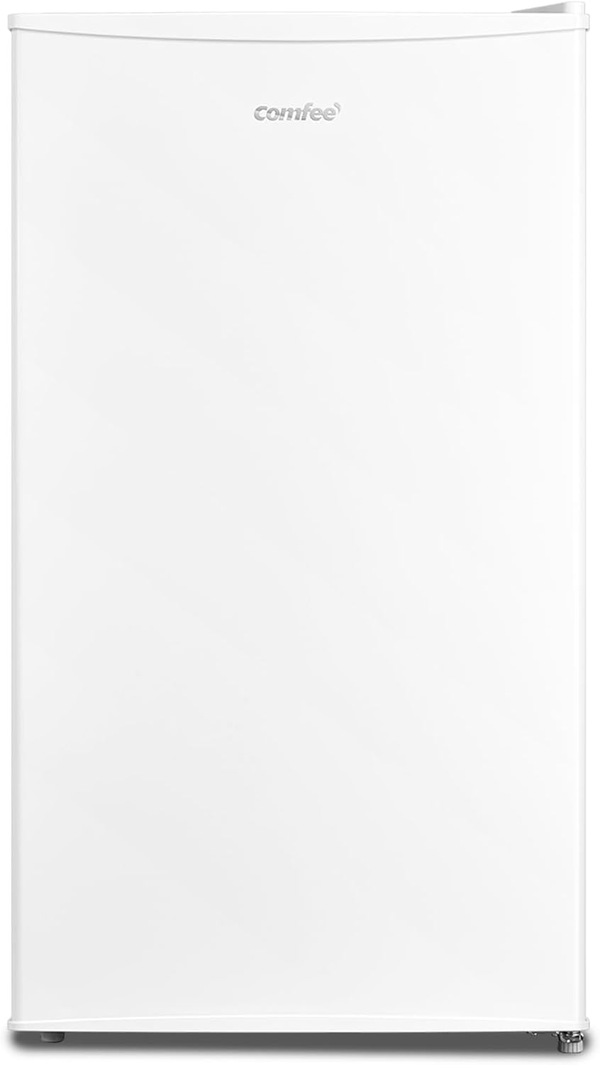 COMFEE' RCD93WH2(E) Frigorifero Monoporta 93L e zona Freezer, controllo della temperatura, Silenzioso, Sicuro, Frigo Per applicazioni in Hotel, Casa, Ufficio, Colore Bianco