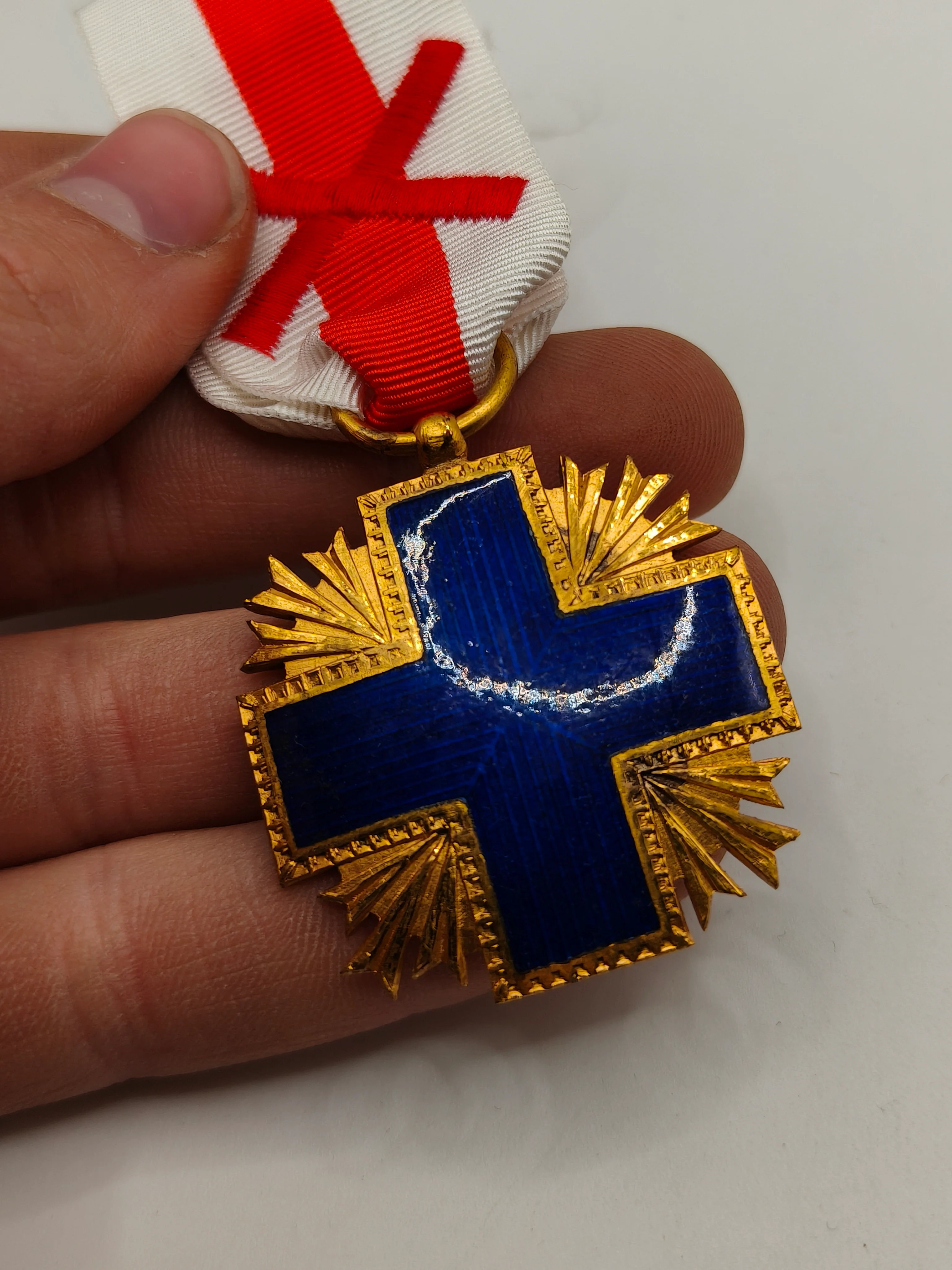 Medalla cruz roja Sudam��rica