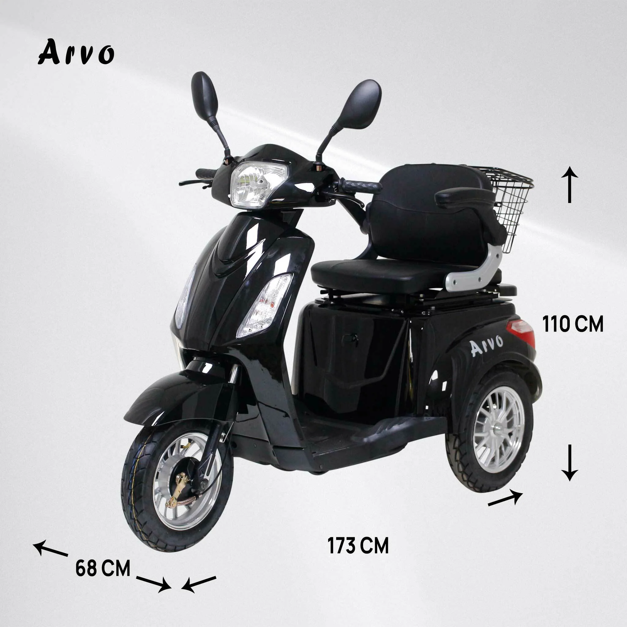 Arvo Seniorenmobil P300 Schwarz