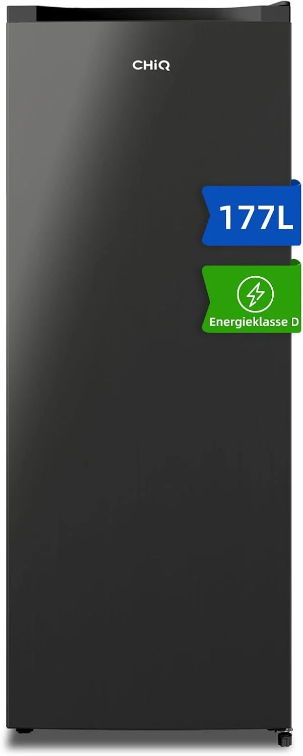 CHiQ Gefrierschrank, 177L, 144cm H, 54cm B, Tiefkühlschrank, EEK D