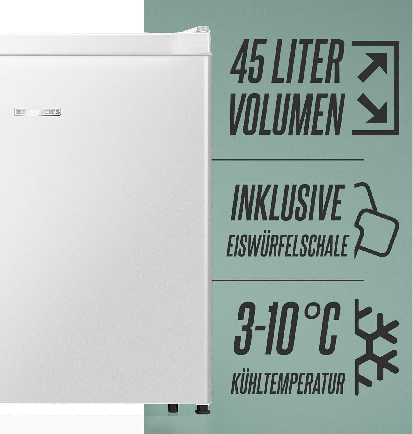 Getränkekühlschrank 45 Liter HKB 4188 W
