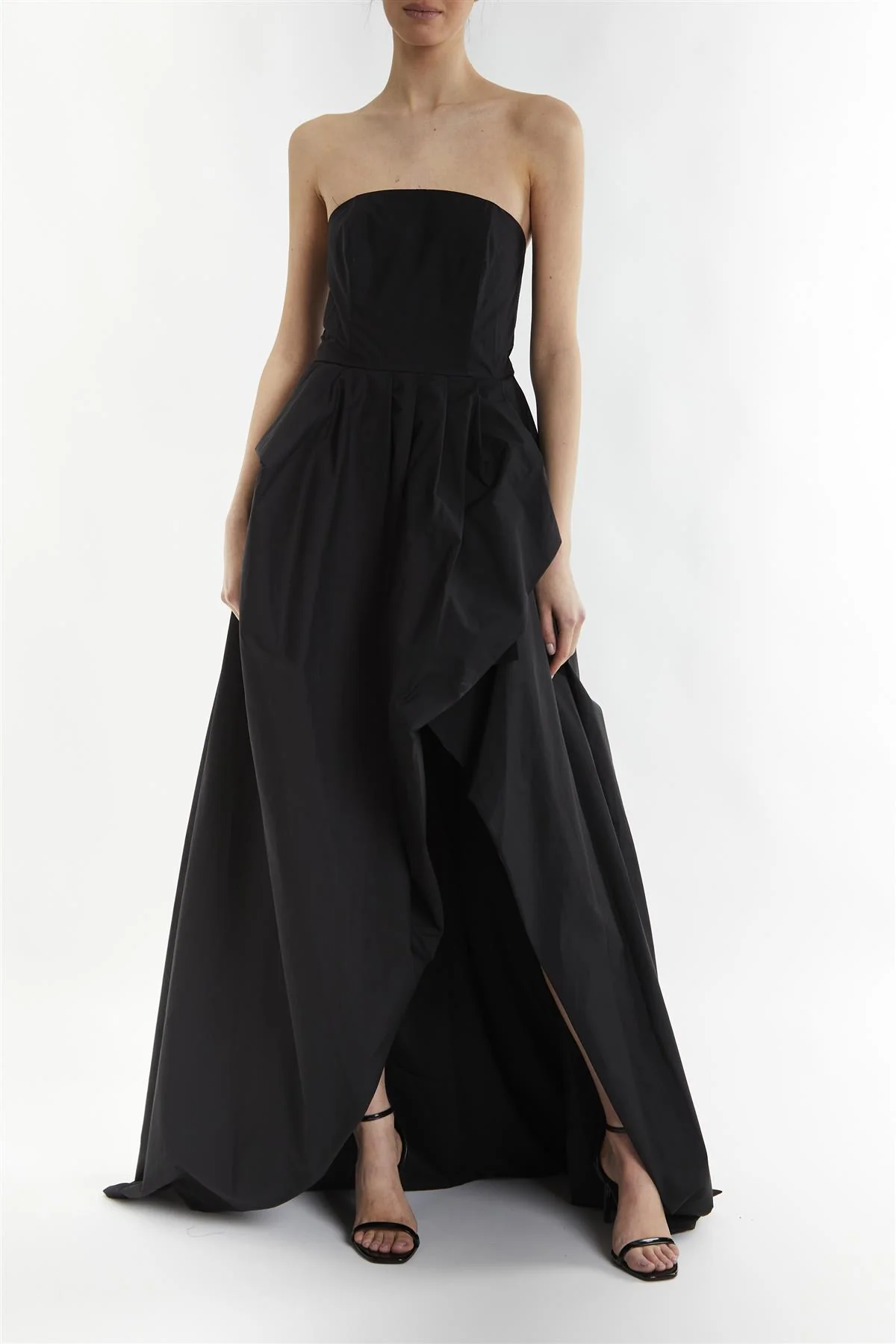 Emma Black Hi-Low Hem Maxi