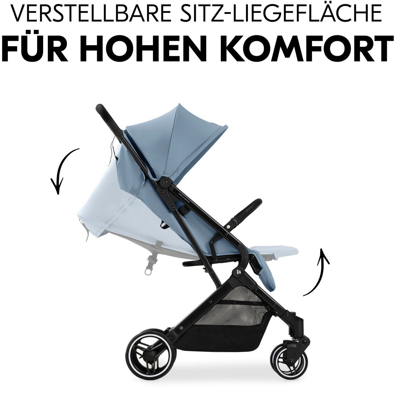 Kinder-Buggy Travel N Care Plus, Dusty Blue
