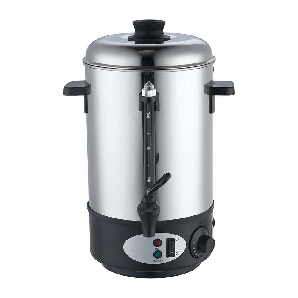 Heißgetränke- und Glühweinautomat Edelstahl Heißwasserbehälter 8L 1800W Glühweinkocher