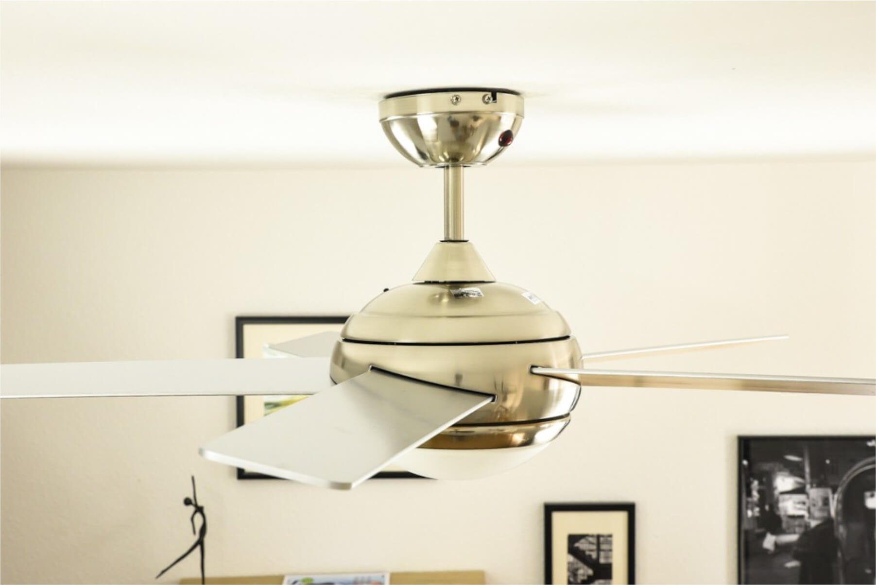 Deckenventilator Deckenventilator Fresco Nickel 112 cm mit Licht