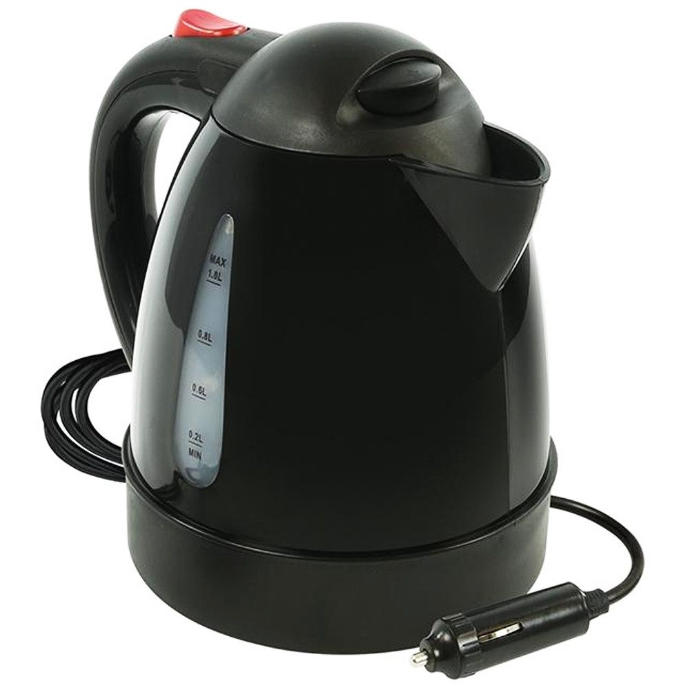 Reise-Wasserkocher KFZ Wasserkocher 12V 1L für Auto Camping Zigarettenanzünder 150W