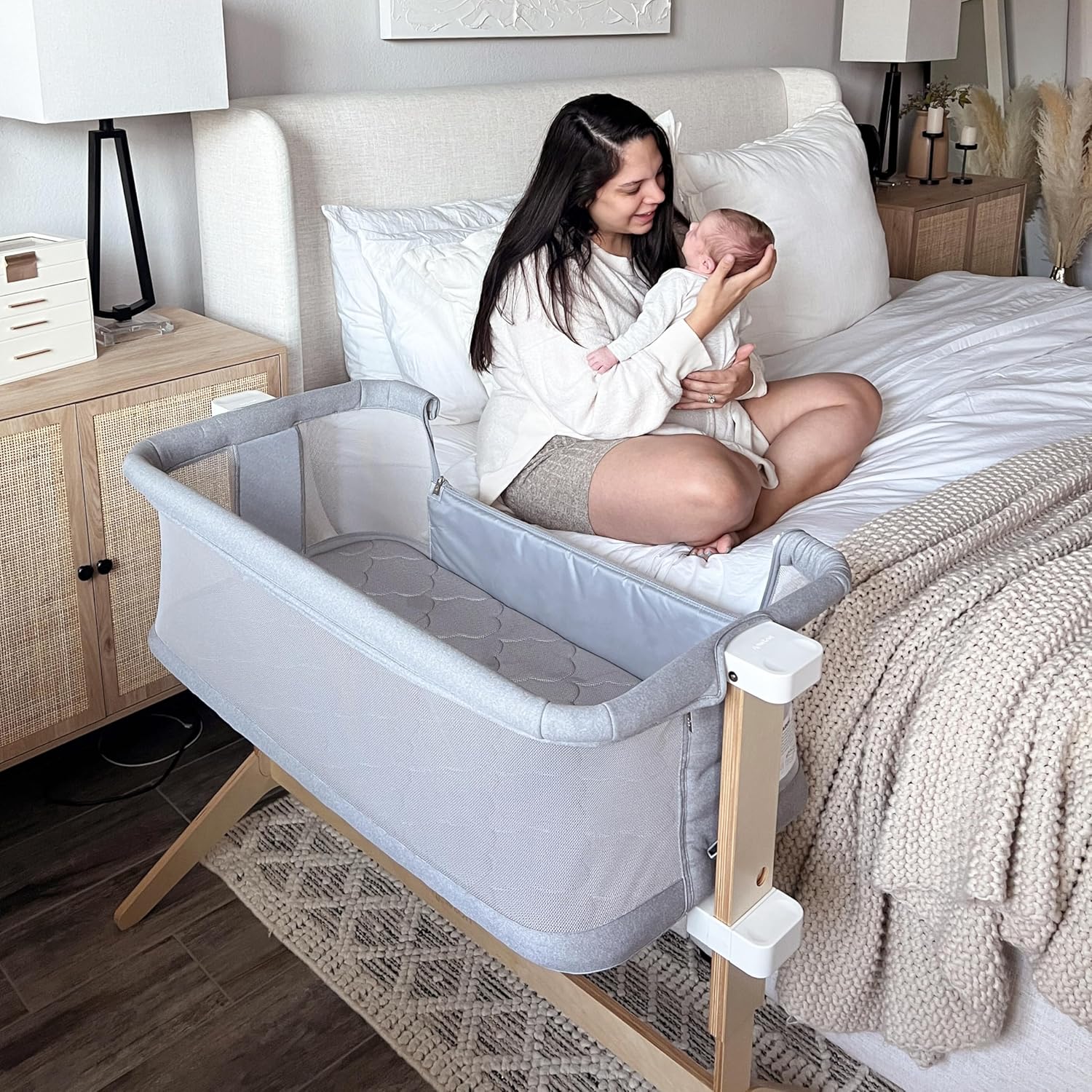 Newton Baby Bassinet & Sleeper, Breathable, Adjustable Height