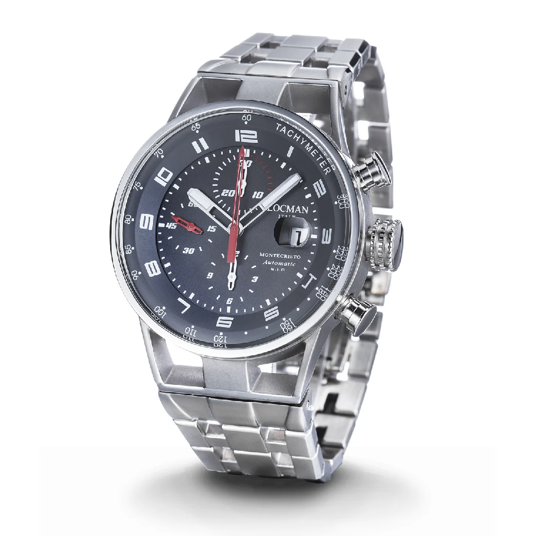 Locman Montecristo Chrono automatico antracite acciaio 0516A07S-00GYRDB0