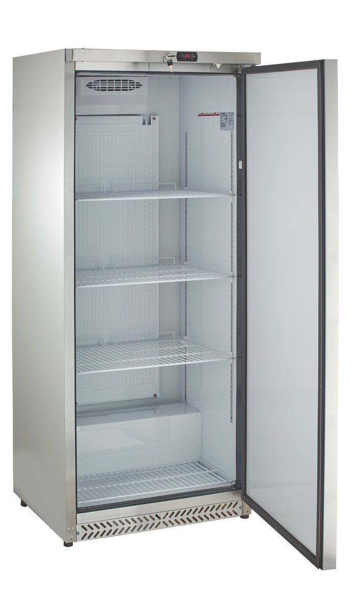 Vollraumkühlschrank Lagerkühlschrank - 380 L - abschließbar - Edelstahl - Gastronomie