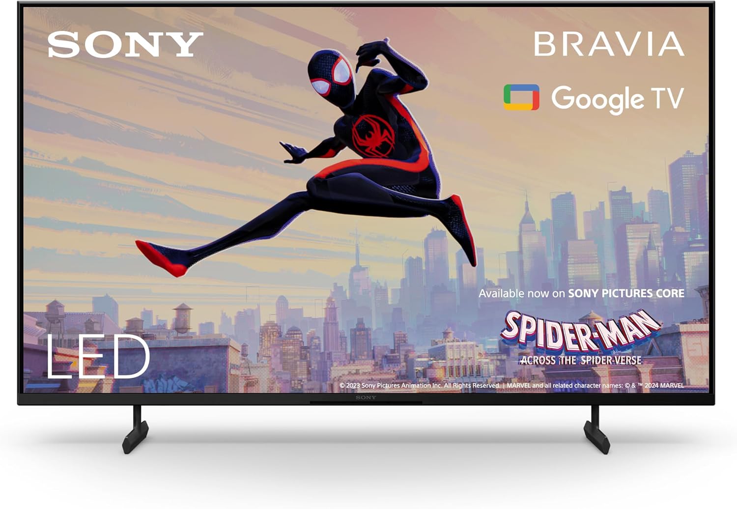 BRAVIA,KD-43X80L,LED,4K HDR,Google TV,ECO PACK,BRAVIA CORE,Flush Surface Design,Nero