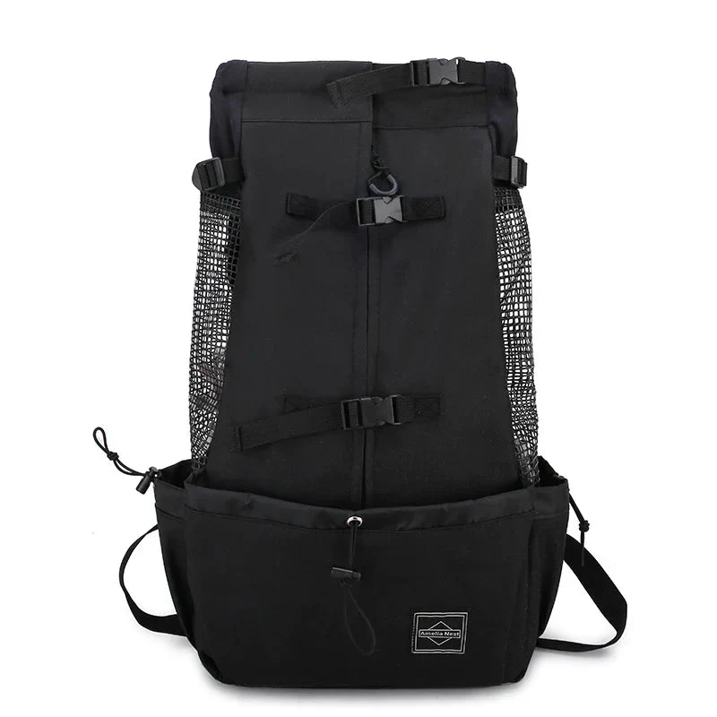 Dog Backpack Carrier �C Ergonomic & Breathable with Built-In Safety Harness