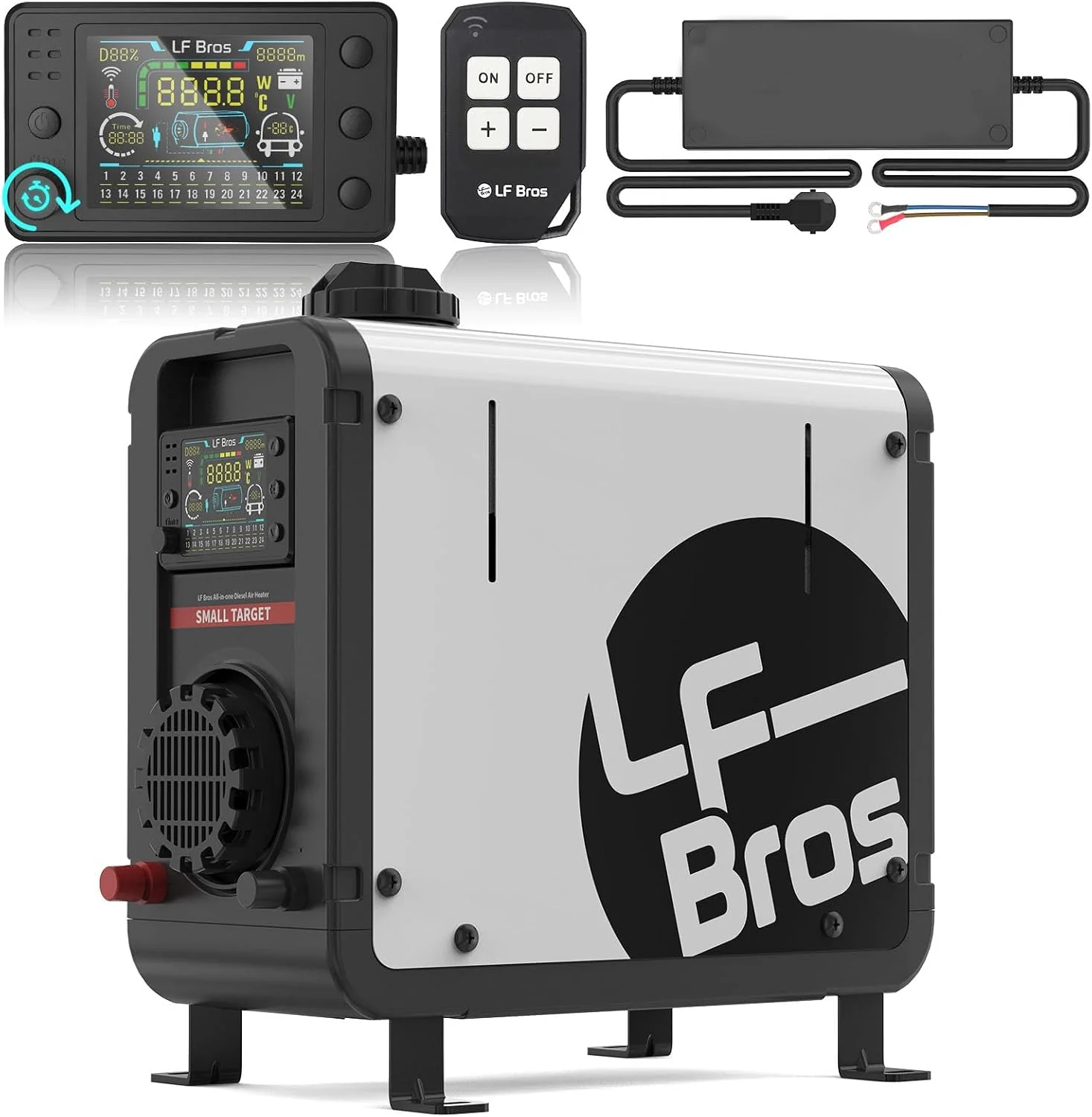 LF Bros Kompakte Dieselheizung 5 kW- 12V/24V/220V-240V