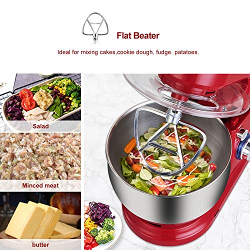 AIZYR Robot da Cucina per Dolci, Robot da Cucina con Ciotola Grande in Acciaio Inossidabile da 5 Litri, Frullino per Le Uova, Gancio per Impastare E Frusta in Acciaio Inossidabile,Au Plug : Amazon.it: Casa e cucina
