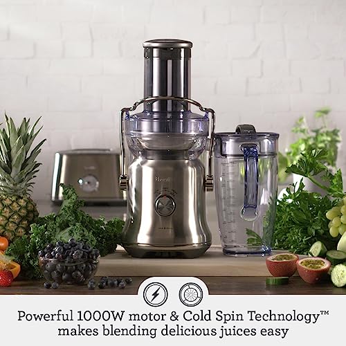 Breville Juice Fountain Cold Plus BJE530BSS, Brushed Stainless Steel: Home & Kitchen