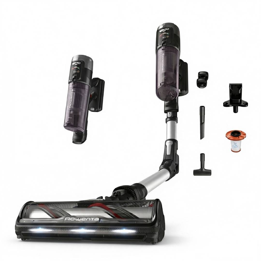 Kabelloser Akku-Staubsauger X-Force Flex 13.60 mit 150 Air Watt, HEPA-Filter und Flex-Gelenk, bis zu 60 Minuten Laufzeit, RH9A36WV