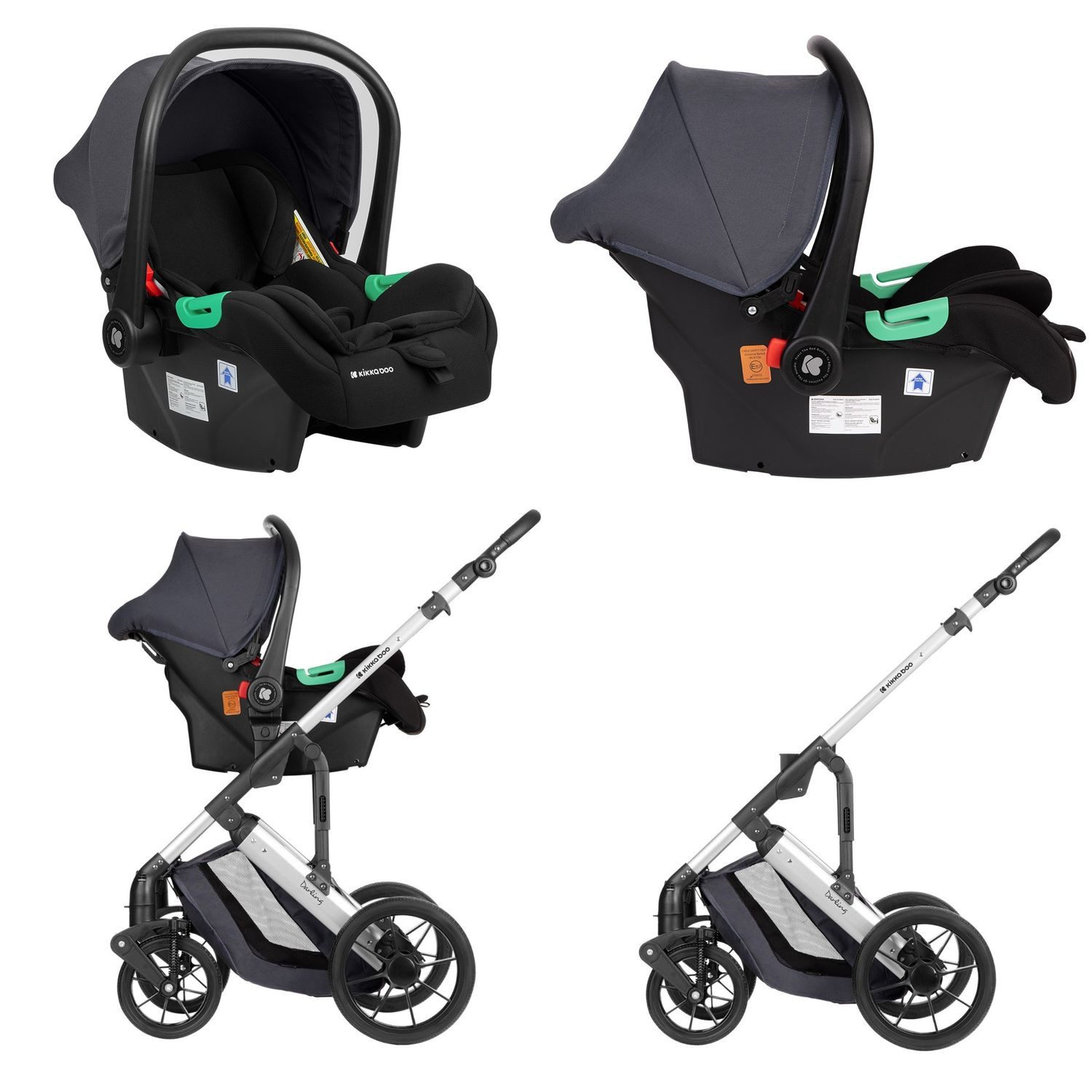 Kombi-Kinderwagen Kinderwagen Darling 3 in 1