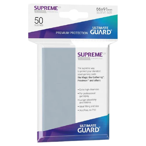 Ultimate Guard Supreme UX Sleeves Standard Size Transparent (50)