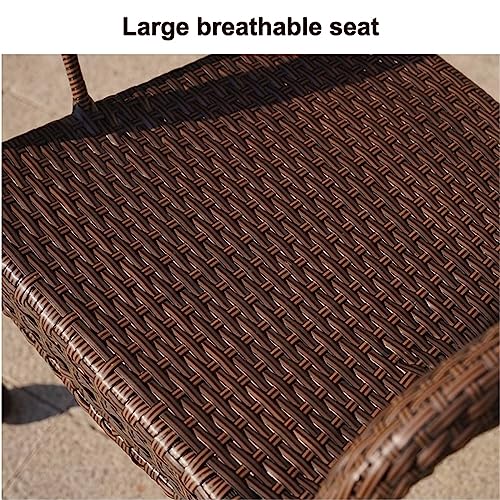 JHKZUDG Sedie Da Pranzo Per Patio Set Di 2,Bistro Rattan Chair,Sedie Per Vimini Impilabili in PE All'aperto,Sedie A Braccio Esterno A Secco Rapido : Amazon.it: Giardino e giardinaggio